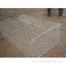 hexagonal river rock gabion basket